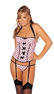 Bustier with polka dots